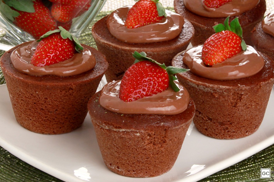 Mini Bolo de Morango