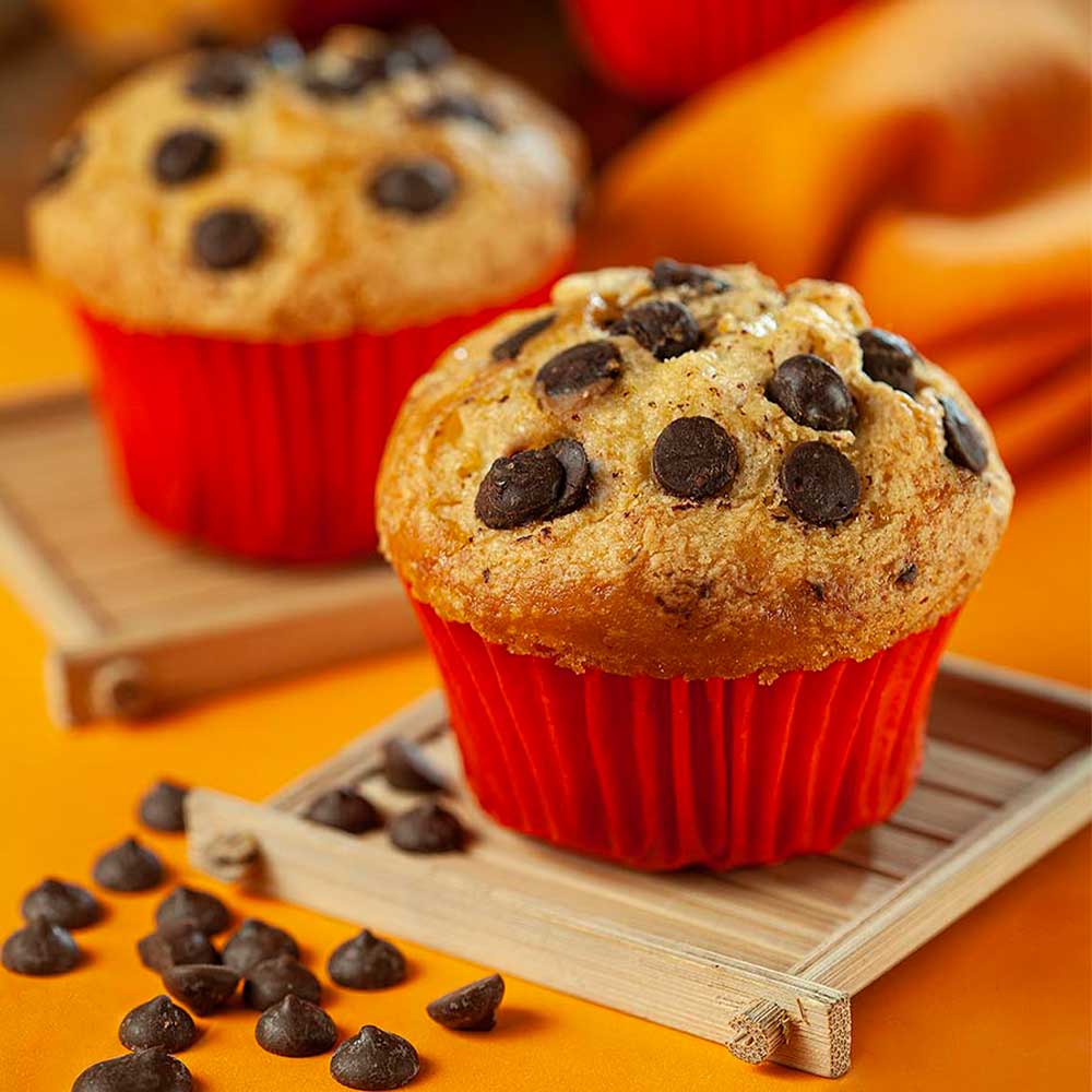 Muffin de Baunilha com Gotas